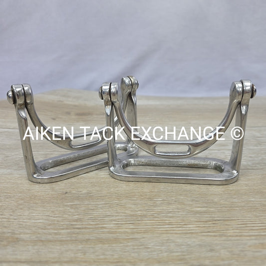 Herrmann Hinged Polo Stirrup Irons, 4.75"