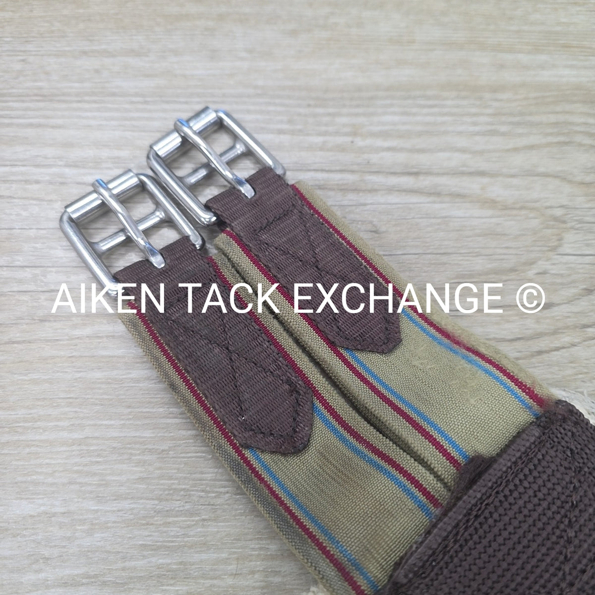 Stubben Removable Fleece Girth with Double End Elastic, Brown, 56"