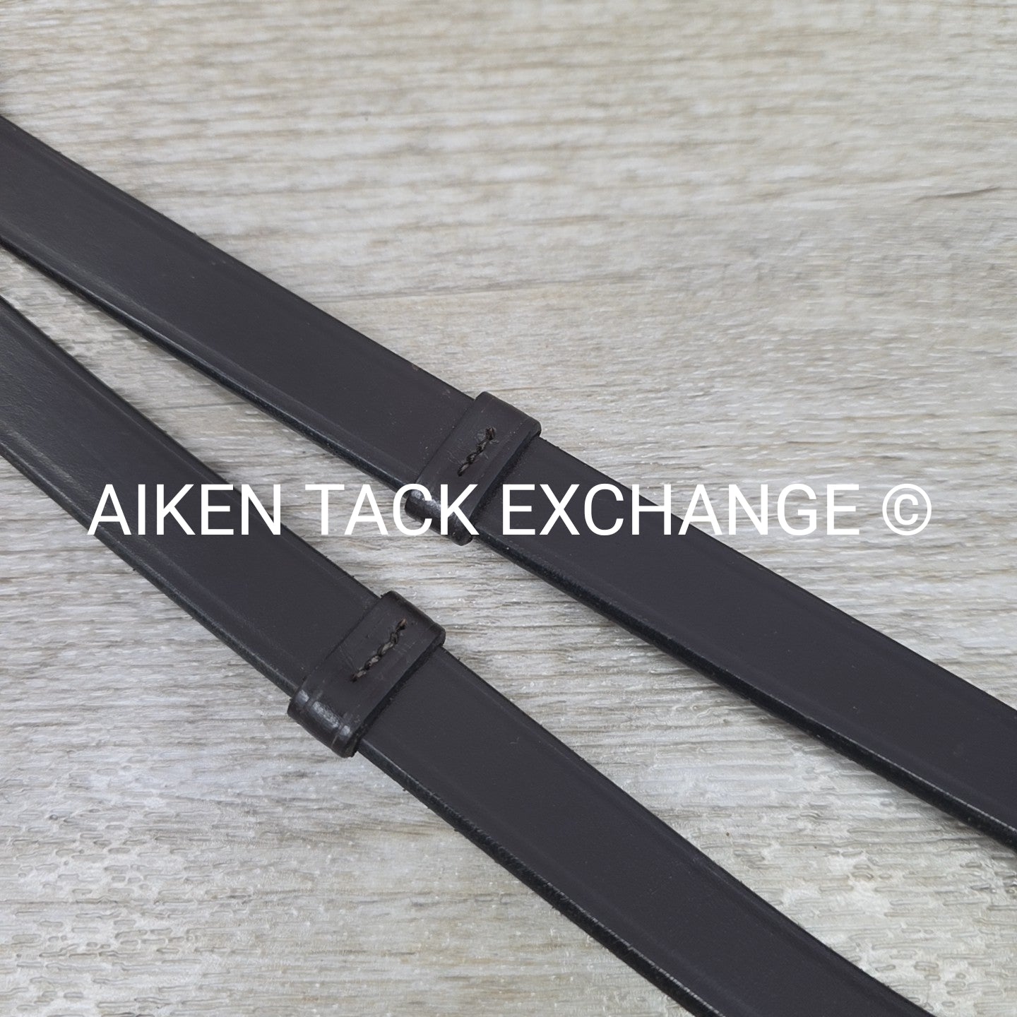 Leather Reins with Hand Stops, Brown, 54"