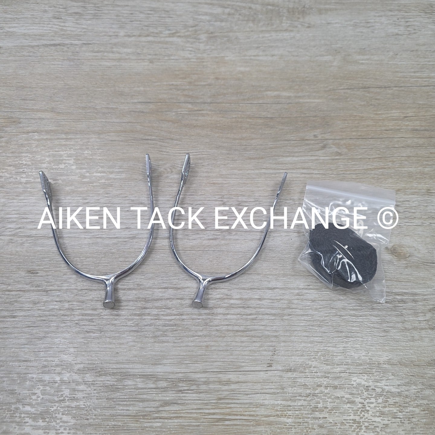 Herm Springer Plated Spurs with Braided Nylon Spur Straps, 20mm