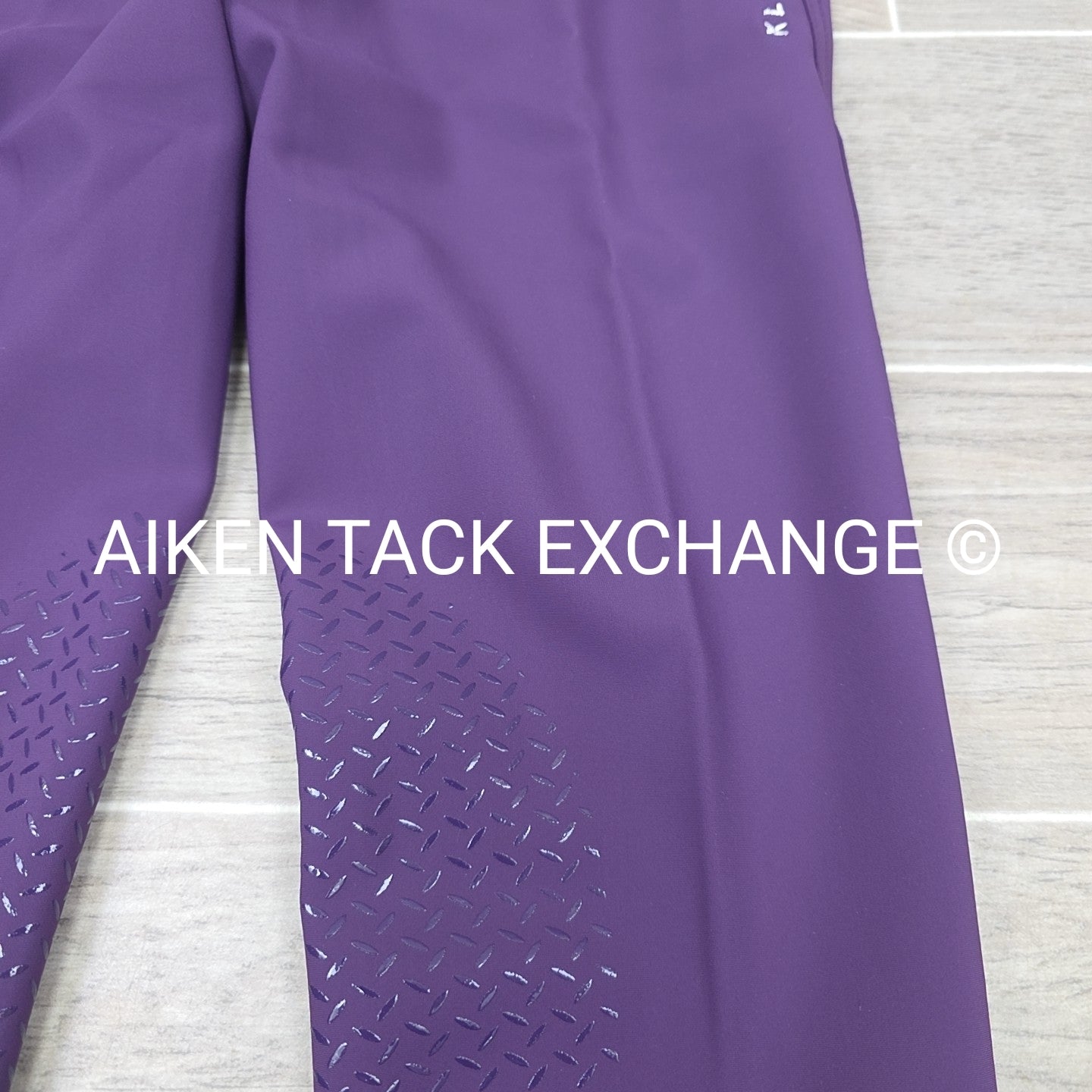 KL Select Gabrielle Knee Patch Breeches, Purple, Women's Size 24R