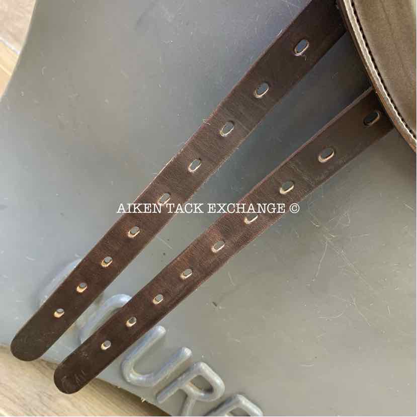 **SOLD** 2022 JC Performance Line P1 Dressage Saddle, 18" Seat, 34 Tree - Medium Wide, Wool Flocked Pony Panels