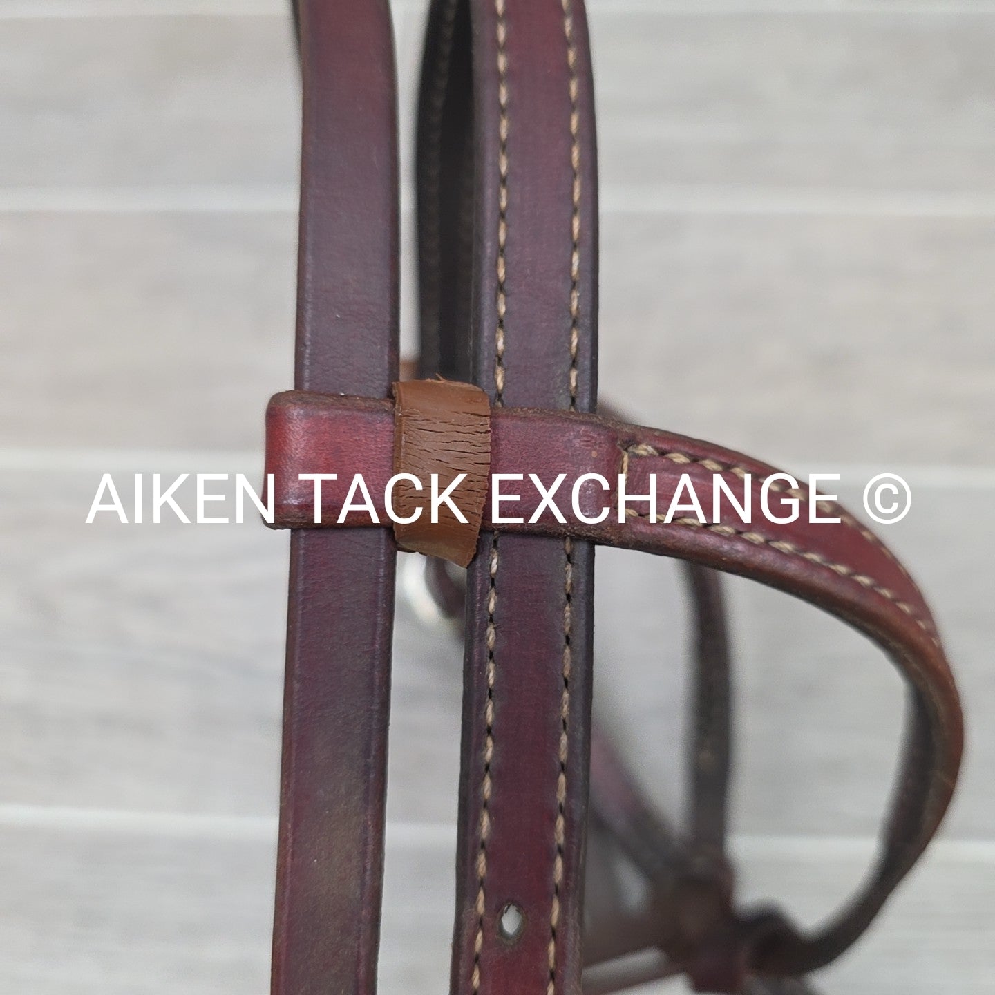 Western Browband Bridle with Split Reins, Brown, Size Full