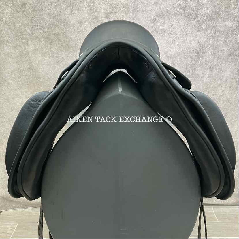 **SOLD** 2007 Lovatt & Ricketts Berkeley Dressage Saddle, 17" Seat, Short Flap, Wide Tree, Wool Flocked Panels