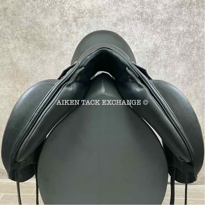 2020 MaxFlex Melina Pro Monoflap Dressage Saddle, 18" Seat, Flex Tree - MW/W, Wool Flocked Panels
