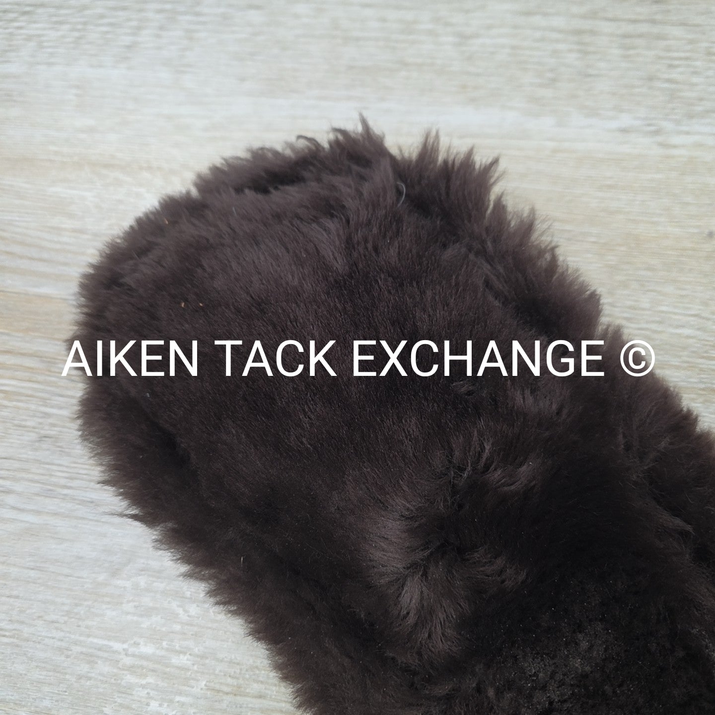 CAS Equestrian Sheepskin Cinch, Brown, 24"