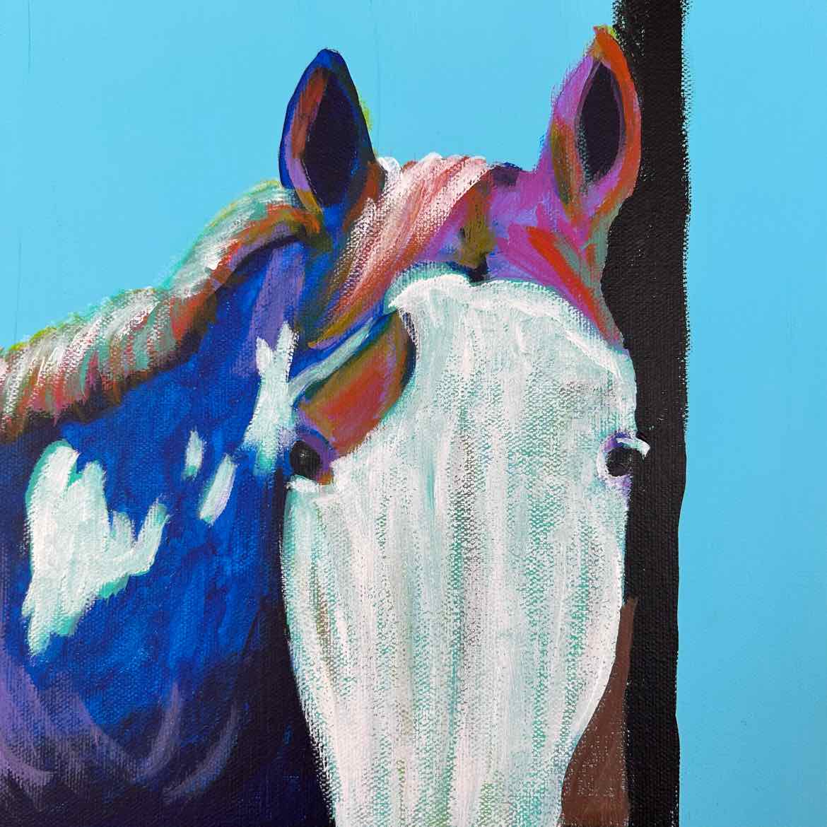 A Kuenzie Painting on Canvas, 11" x 14"