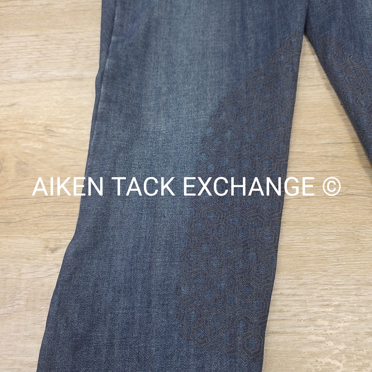 Ariat Halo Denim Knee Patch Breeches, Women's 28R