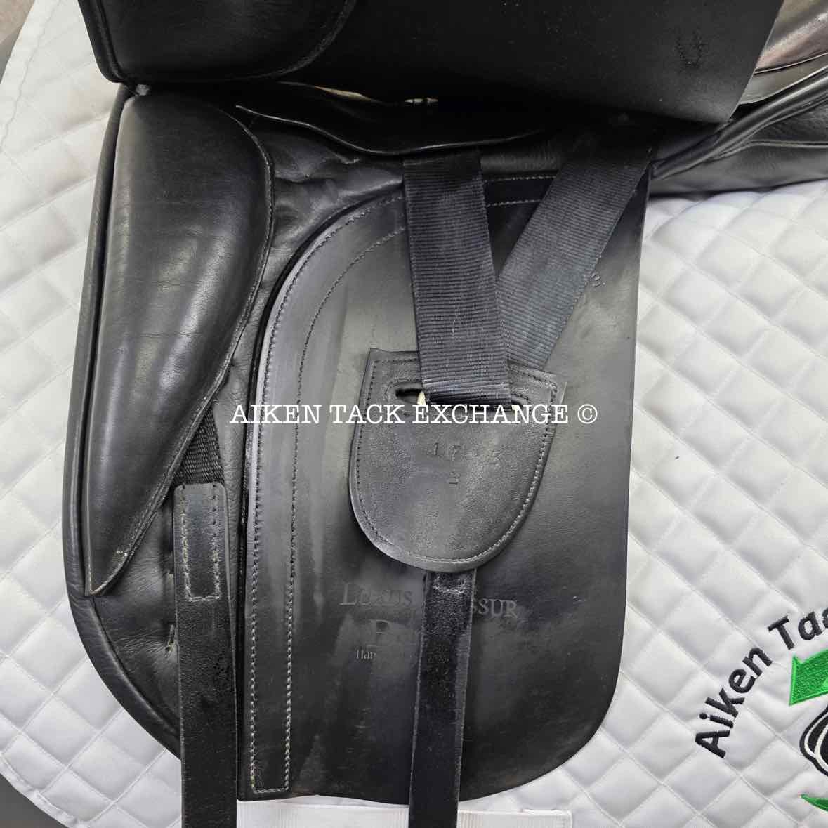 Cliff Barnsby Luxus Dressage Saddle, 17.5" Seat, Medium Tree, Wool Flocked Panels