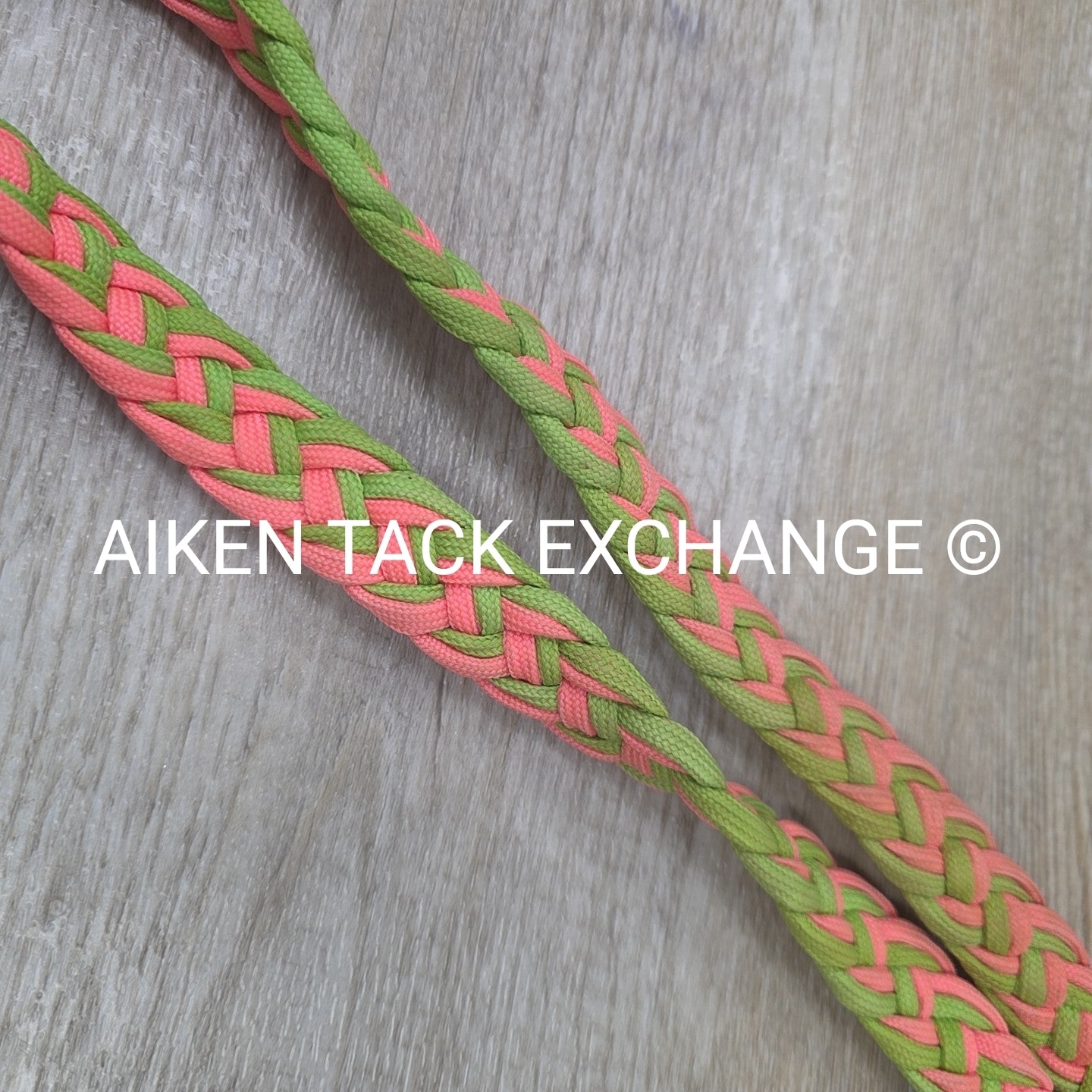 Braided Flat Barrel Reins with Snaps