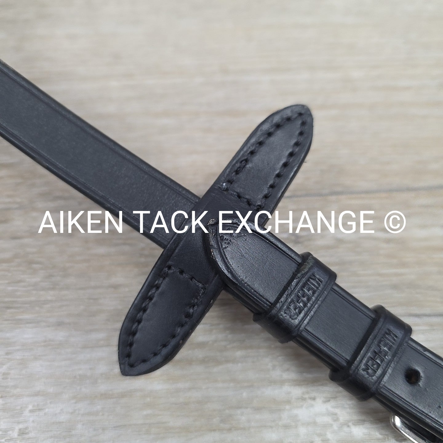 Keiffer Cotton Web Reins, Black, Size Full