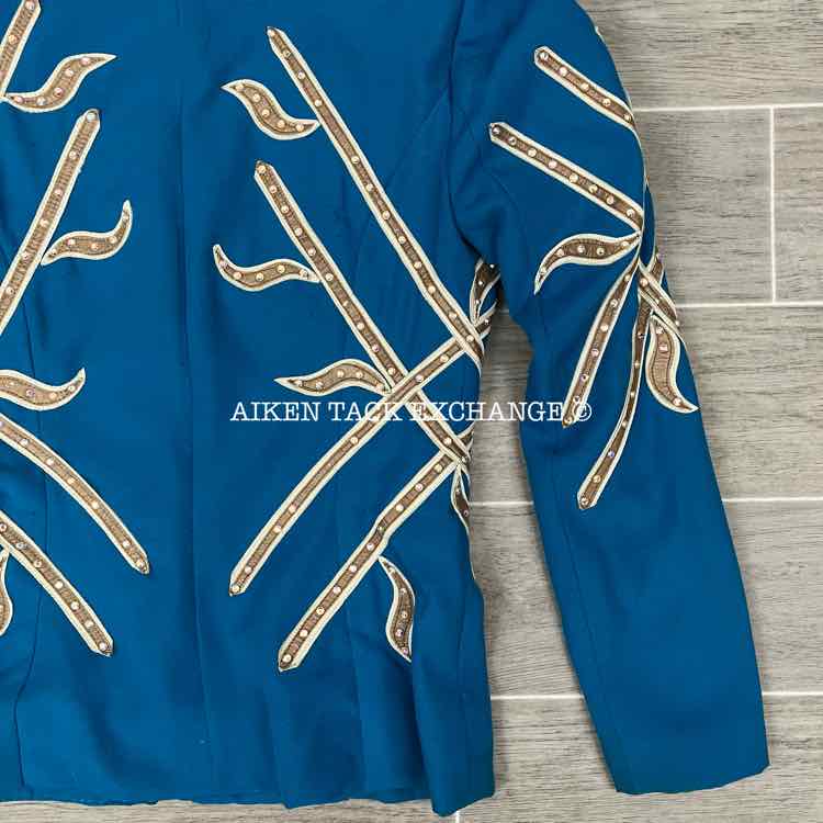 Custom Made Western Full Zip Show Coat and Pant Set, Small