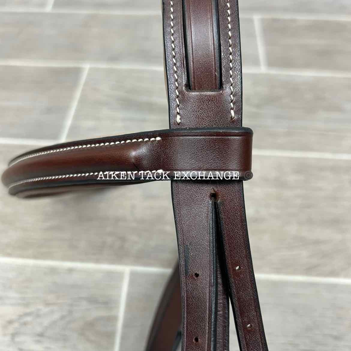 KL Select KL Italia Venezia Hunter Bridle with Reins, Brown, Size Full