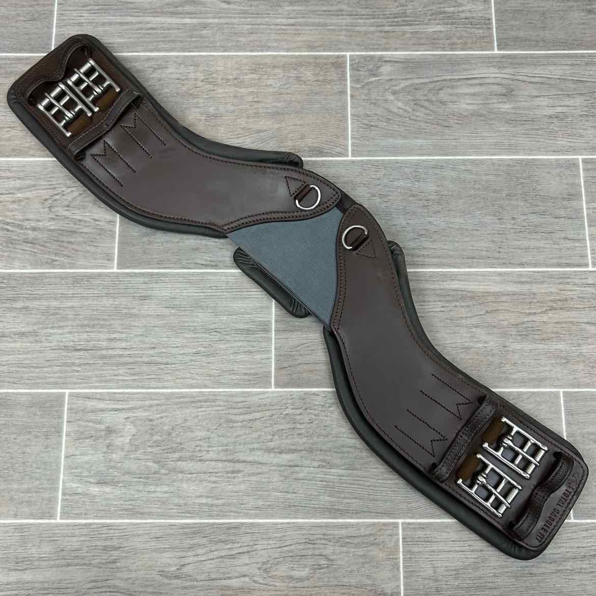Total Saddle Fit StretchTec Shoulder Relief Dressage Girth with Leather Liner