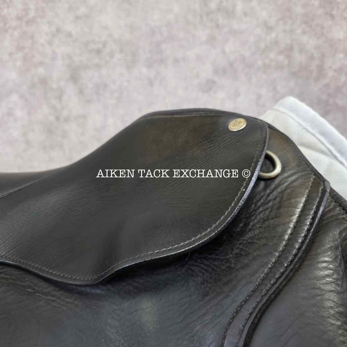 2012 DK Saddlery Liberty Monoflap All Purpose Jump Saddle, 17.5" Seat, Medium Wide Tree, Wool Flocked Panels