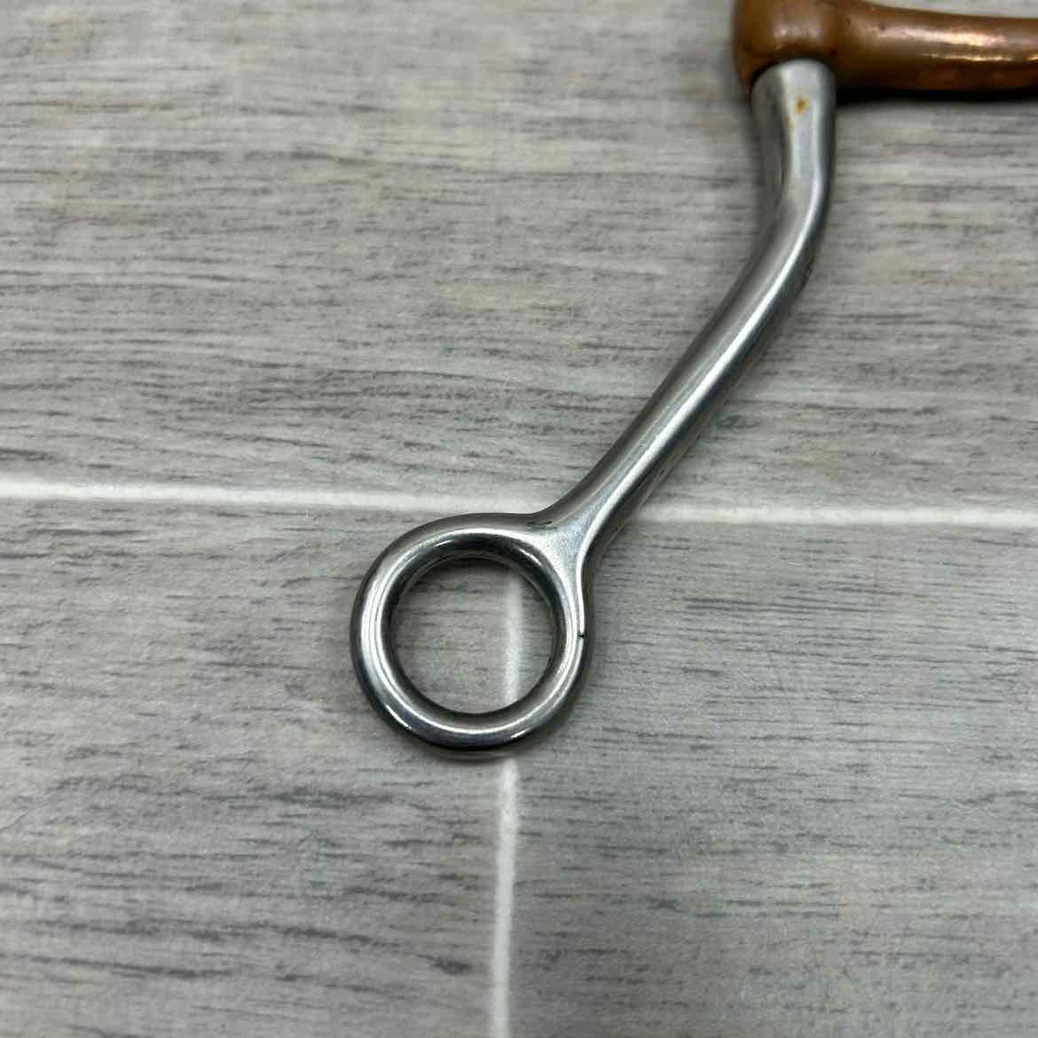 Single Joint Copper Long Shank Tom Thumb Bit 5"