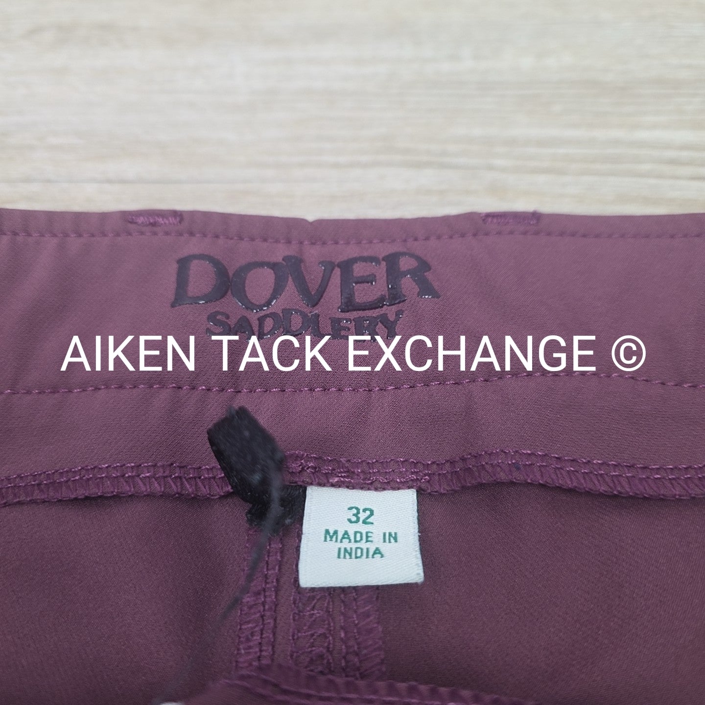 Dover Saddlery Wellesley Silicone Grip Knee Patch Breeches, Size 32