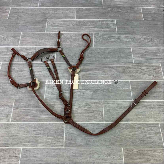 Devoucoux Biarritz Kolibri 5-Point Breastplate, Brown, Size S, Brand New