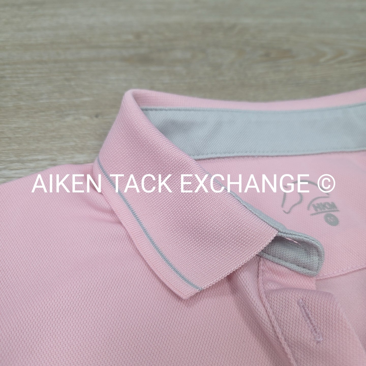 HKM Short Sleeve Polo Top, Size Medium