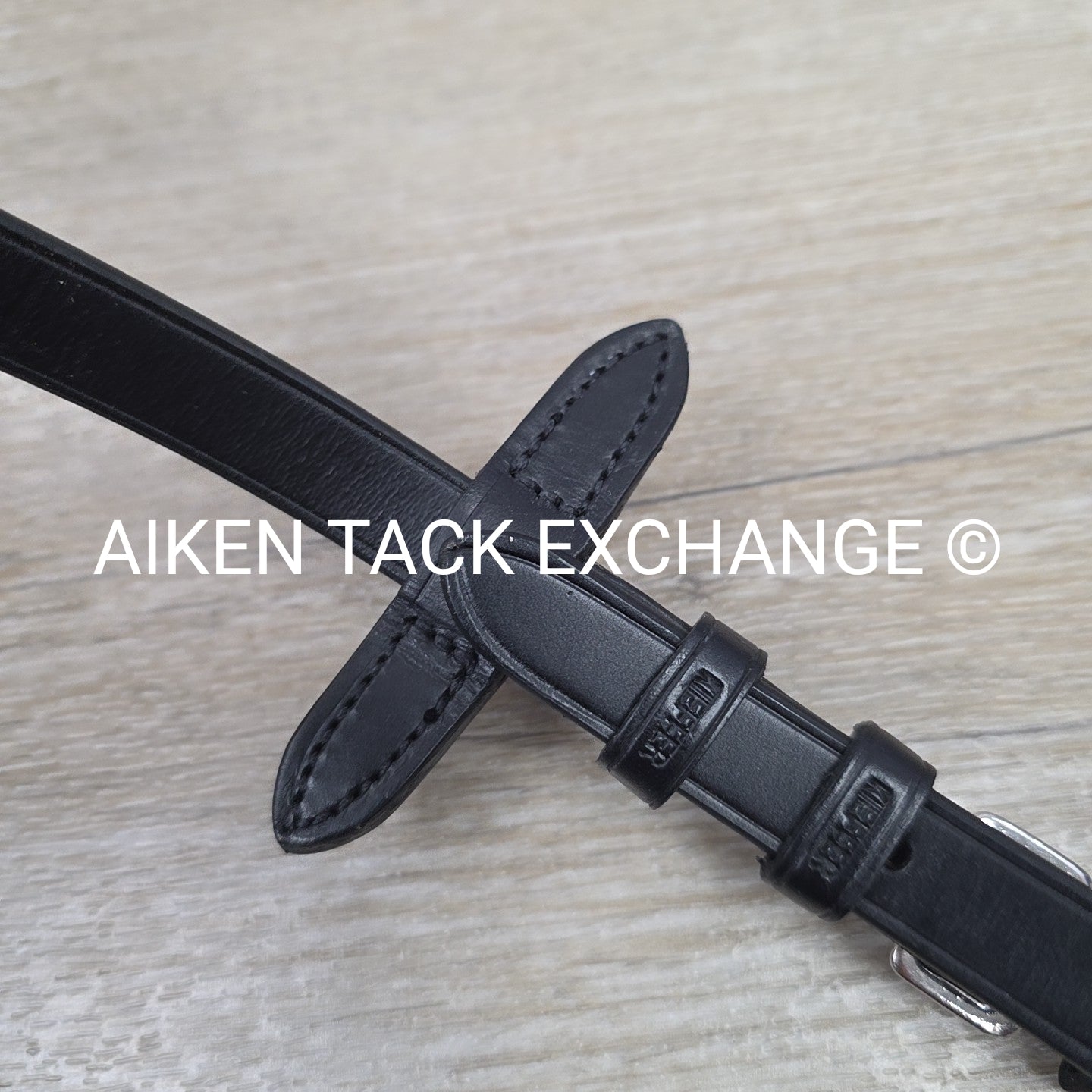 Keiffer Cotton Web Reins, Black, Size Full