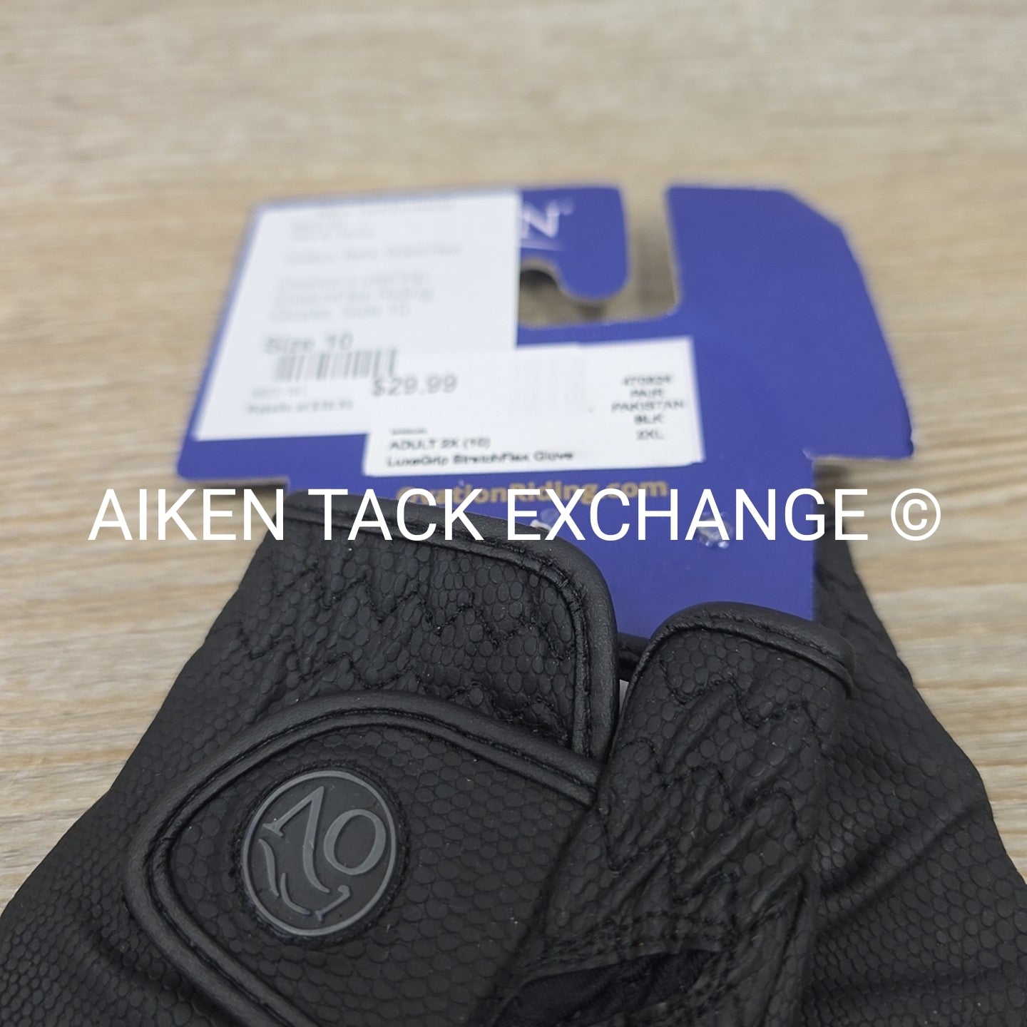 Ovation LuxeGrip StretchFlex Riding Gloves, Size 10