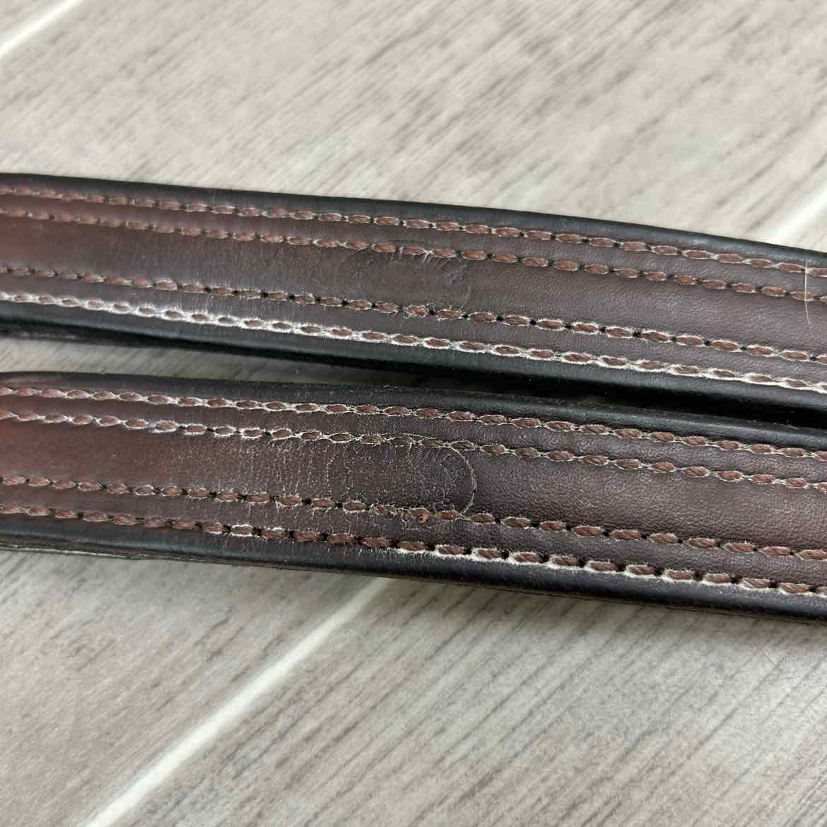 Nunn Finer Nylon Core Stirrup Leathers, Brown, 54"