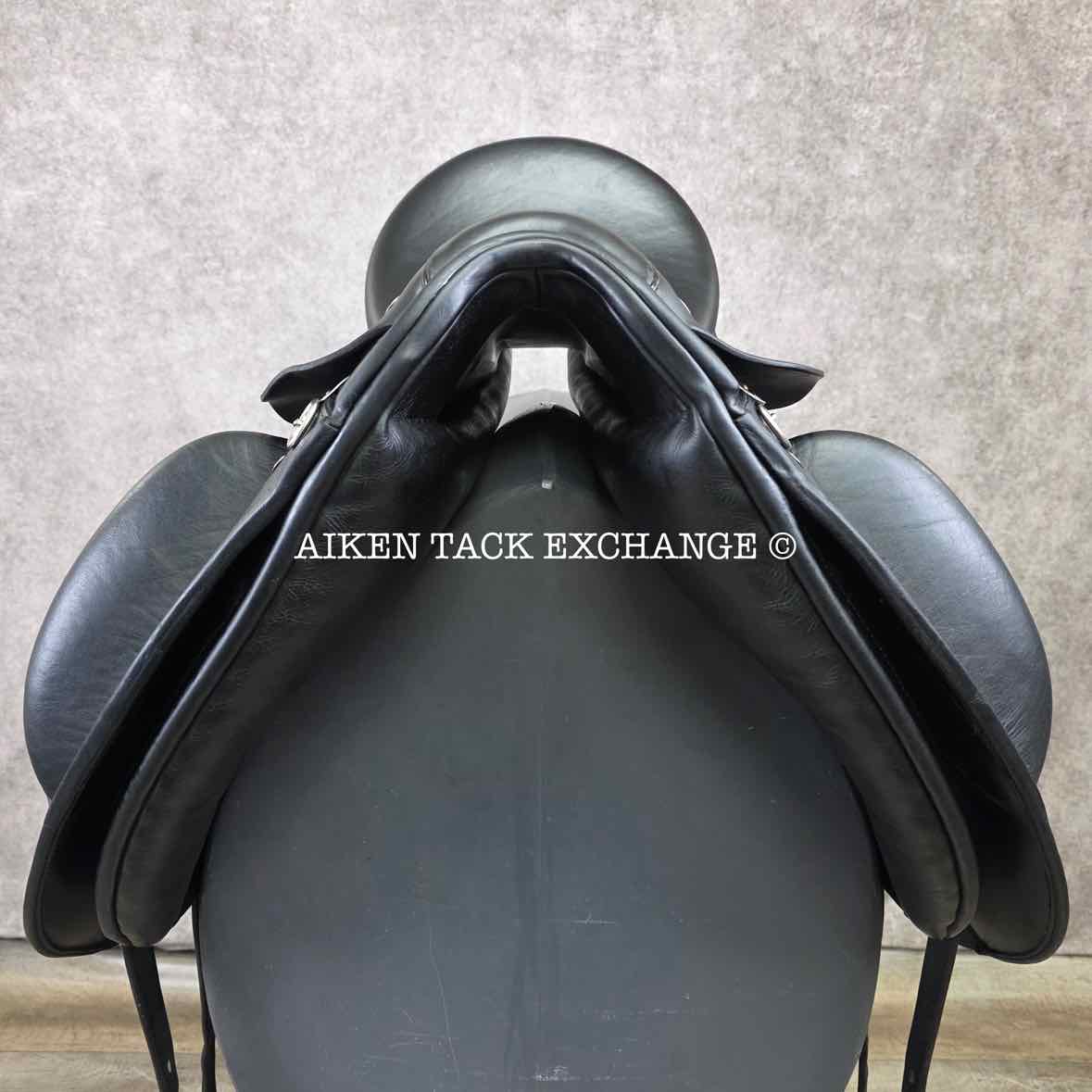 2013 Custom Saddlery Signature Wolfgang Solo Dressage Saddle, 16.5" Seat, Adjustable Tree, Wool Flocked Panels