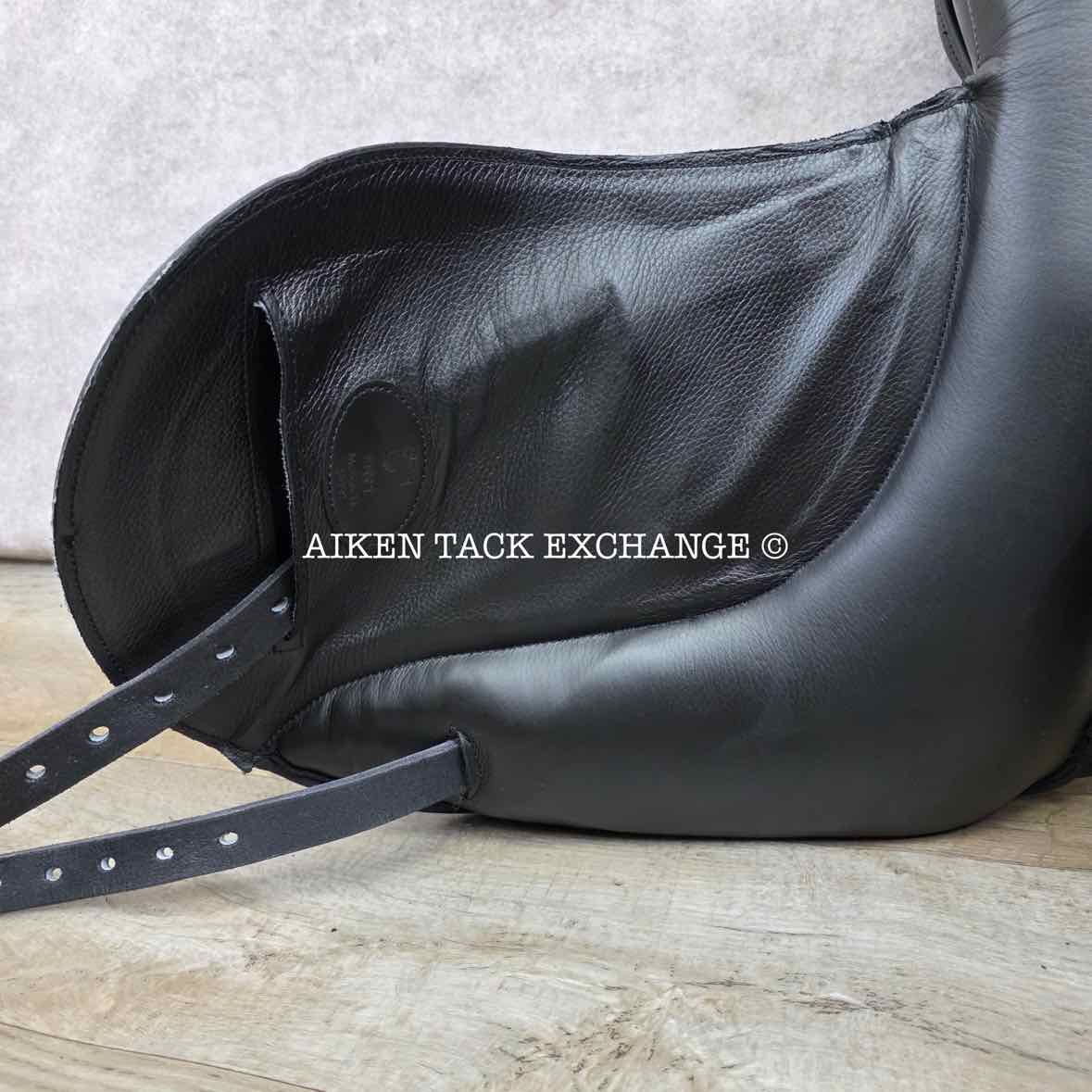 2023 Envy by Custom Saddlery Motion Monoflap Dressage Saddle, 18" Seat, Adjustable Tree, Wool Flocked Panels