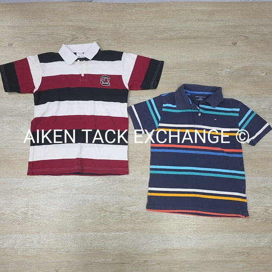 BARGAIN BUNDLE: 2 Polo Shirts, Boy's 8/10