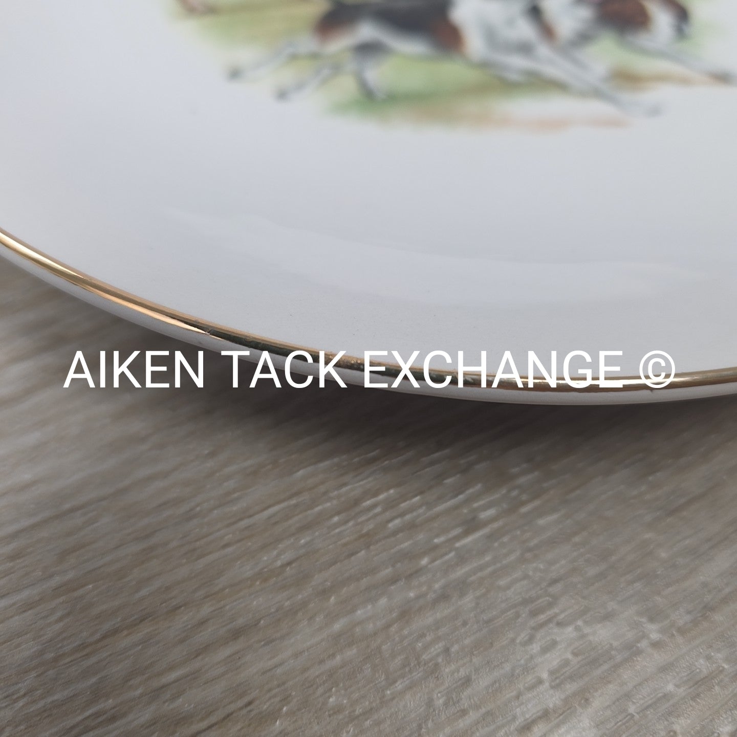 Weatherby Royal Falcon Gift Ware Fox Hunting Plate