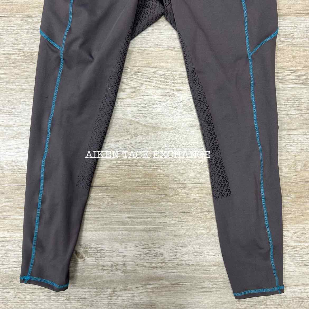 Dover Saddlery Silicone Grip Full Seat Riding Tights, Size Large