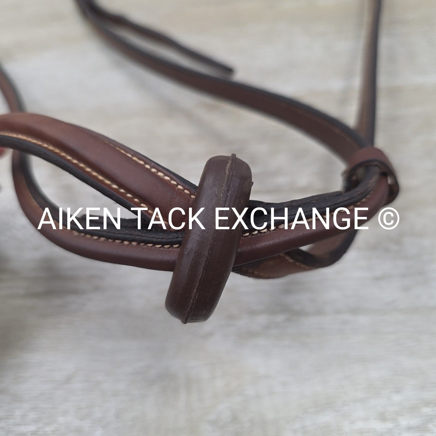 Crosby Square Raised Standing Martingale, Brown, Size Full