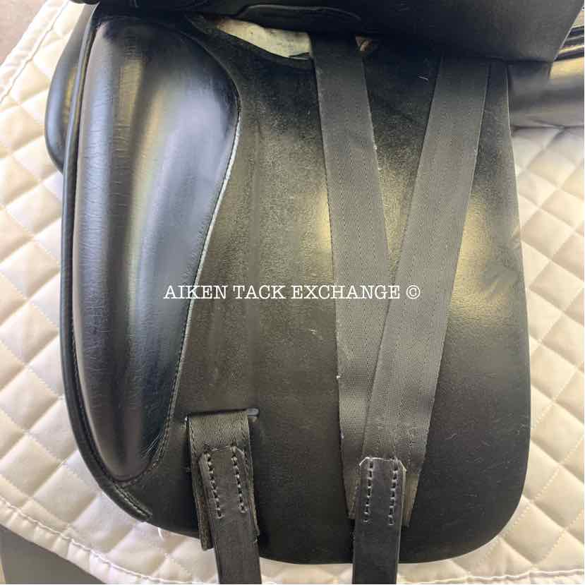 **SOLD** 2003 Amerigo Cervia Dressage Saddle, 17.5" Seat, Wide Tree, Wool Flocked Panels