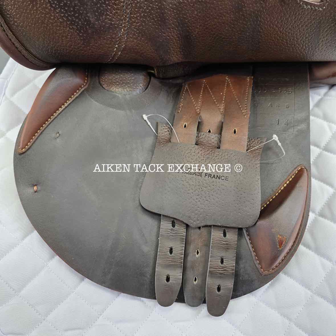 2014 Antares Pony Close Contact Jump Saddle, 15.5" Seat - 00D Flap, MW Tree, Foam Panels, Buffalo Leather