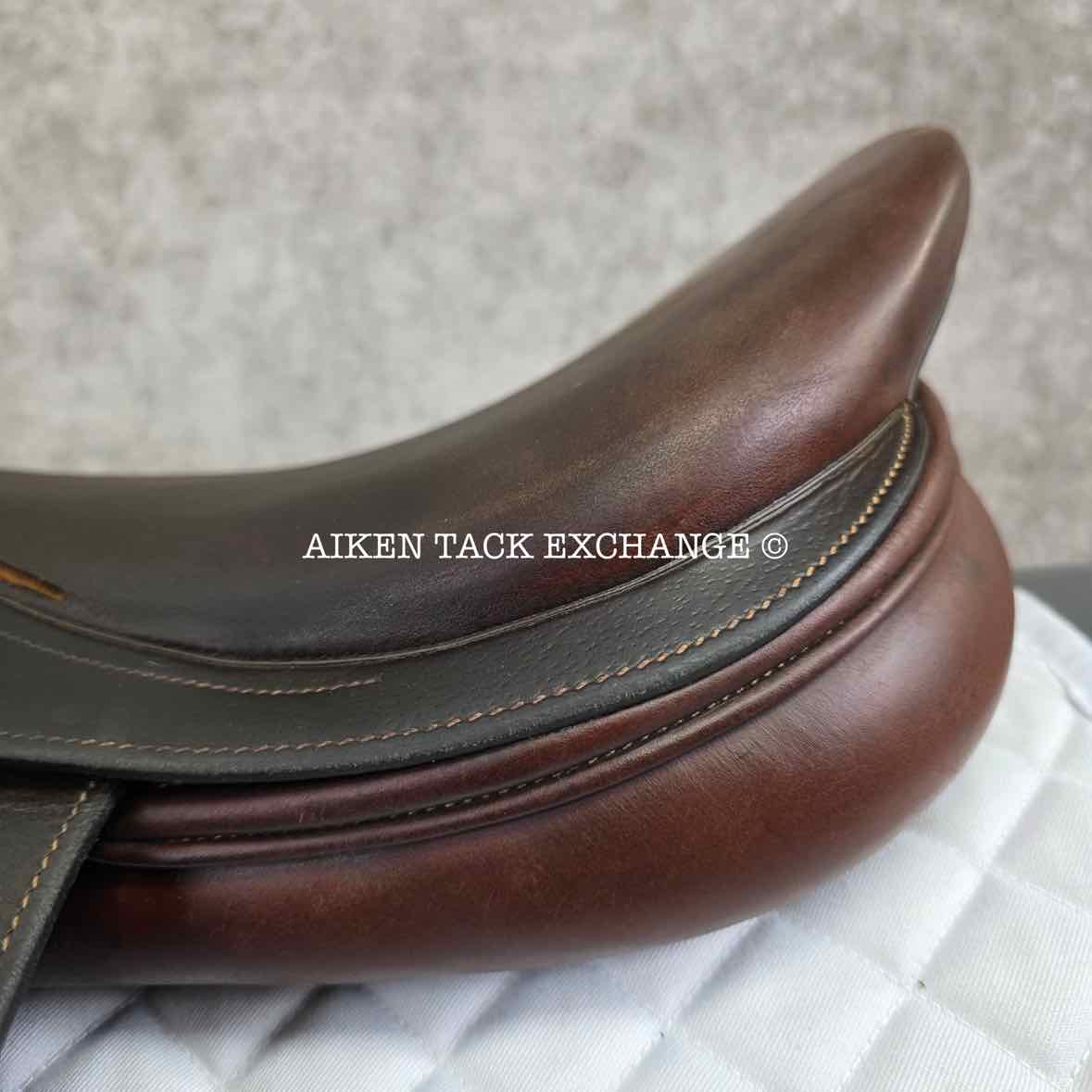 Ovation Ruiz Diaz Close Contact Jump Saddle, 17.5" Seat, Medium Tree, Foam Panels