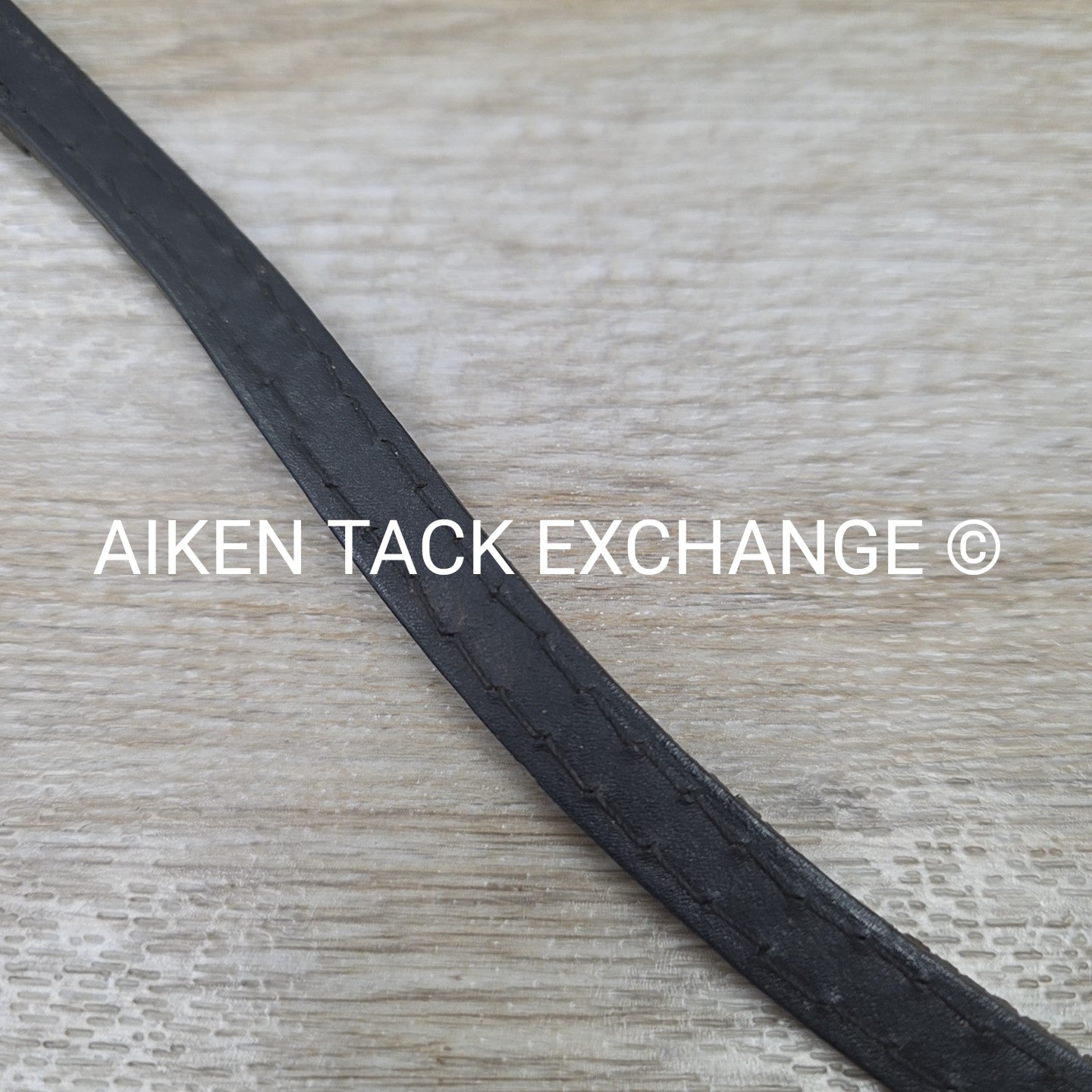 Curved Bling Browband, Black, Size Full
