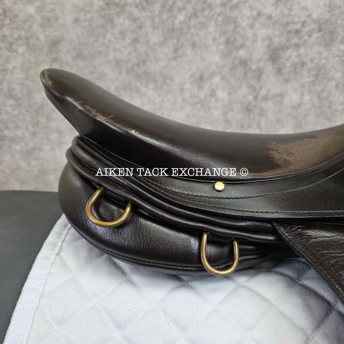 Albion Kontact Pro H/J Jewell Jump Saddle, 17.5" Seat, Medium Tree, Wool Flocked Panels