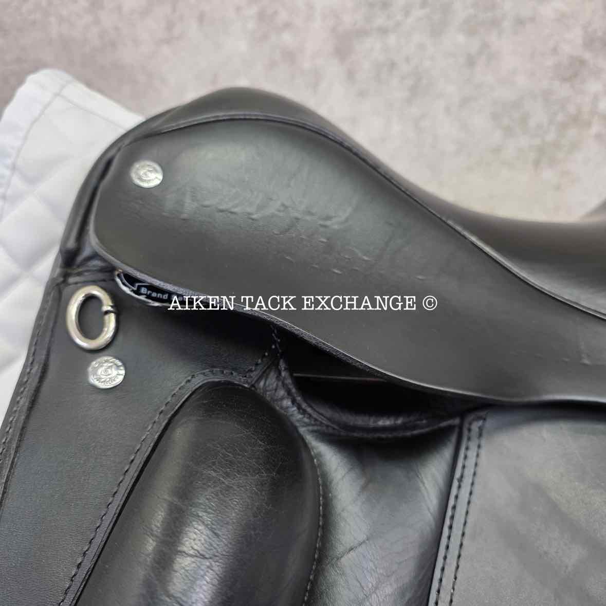 2013 Custom Saddlery Signature Wolfgang Solo Dressage Saddle, 16.5" Seat, Adjustable Tree, Wool Flocked Panels