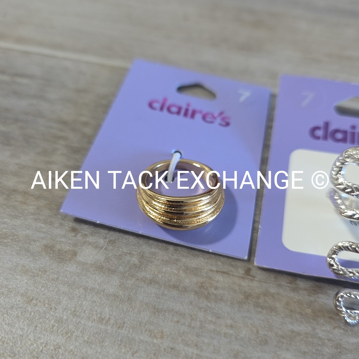 Claire's Rings (2) - Size 7