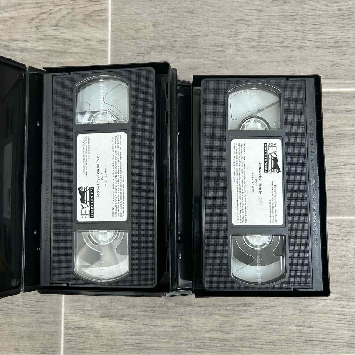 BARGAIN BUNDLE: Andrew Hoy Four by Four Part 1 & 2 VHS Set