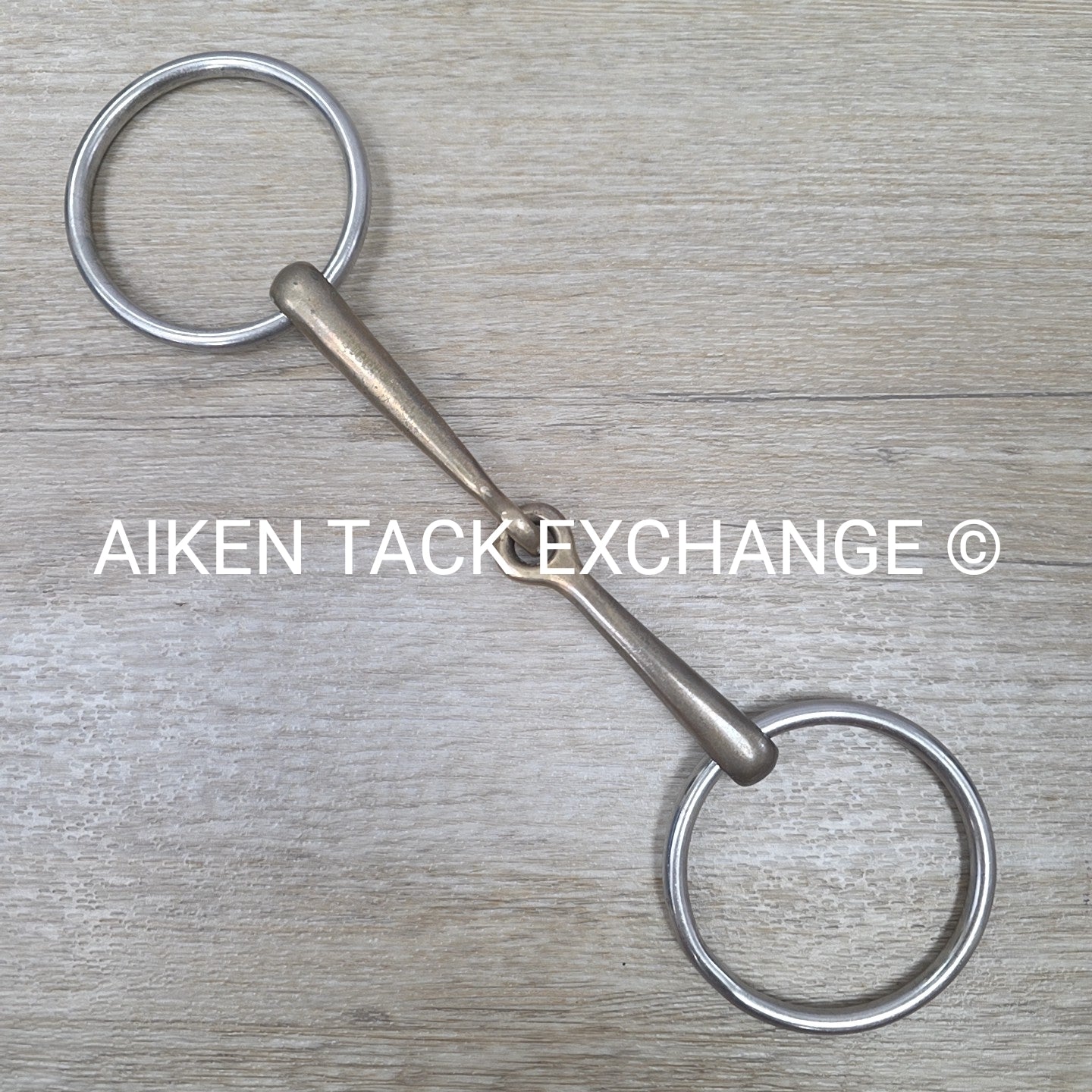 Korsteel German Silver Single Joint Loose Ring Bradoon Bit 5.5"