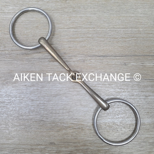 Korsteel German Silver Single Joint Loose Ring Bradoon Bit 5.5"