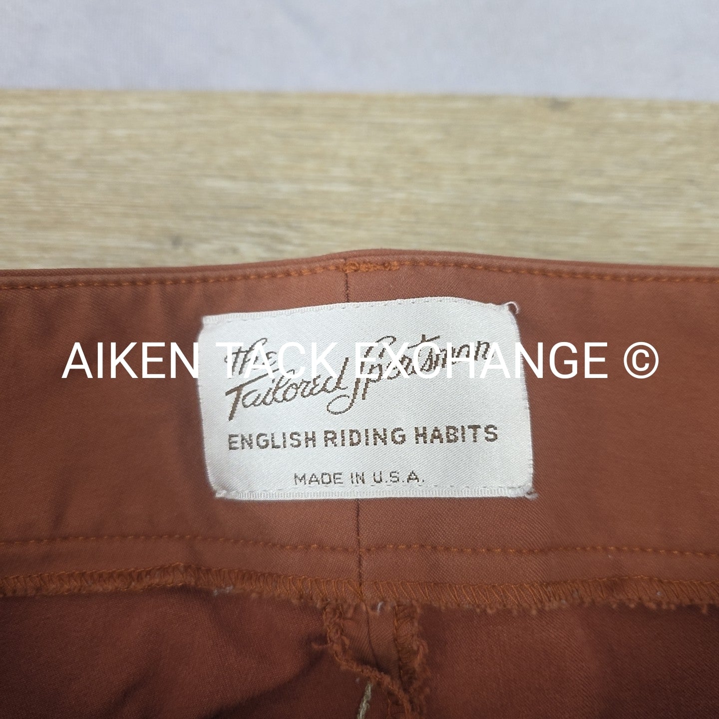 Tailored Sportsman Trophy Hunter Knee Patch Breeches, Size 30 R