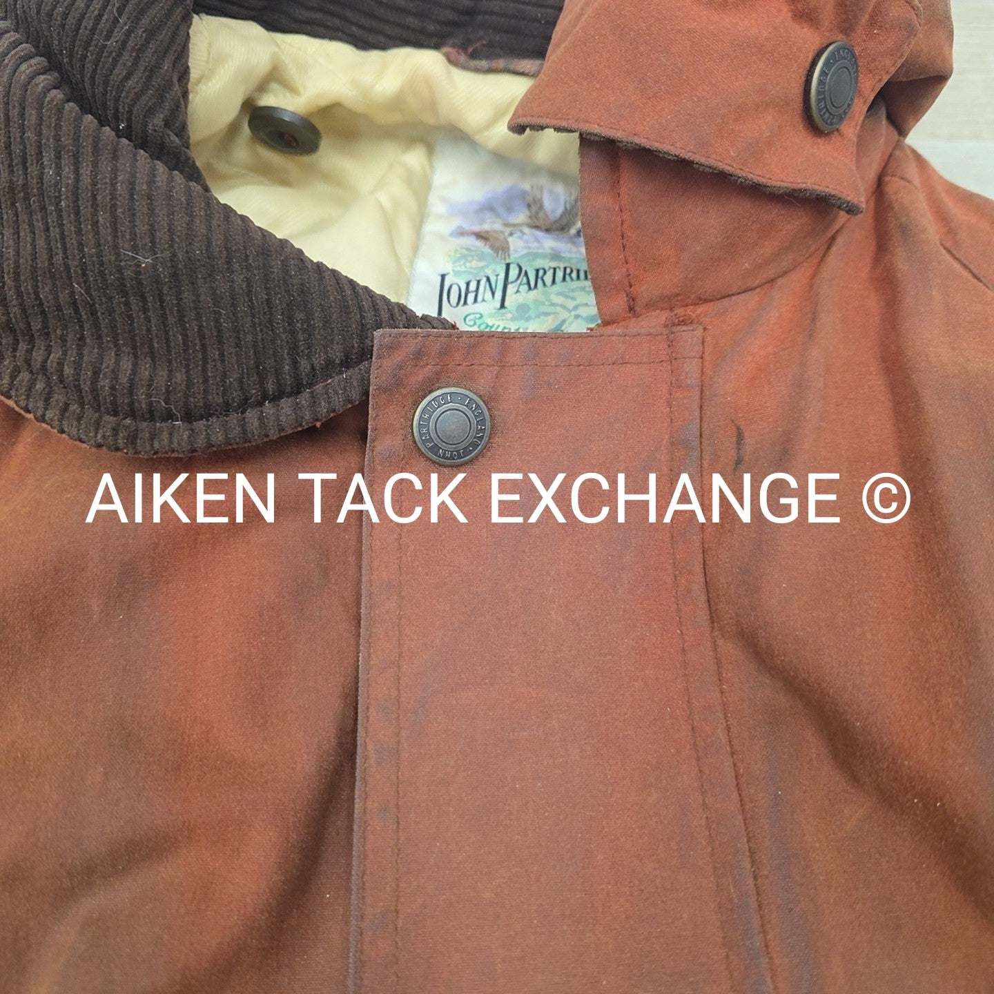 John Partridge Clothing Company Waxed Jacket, Men's Large