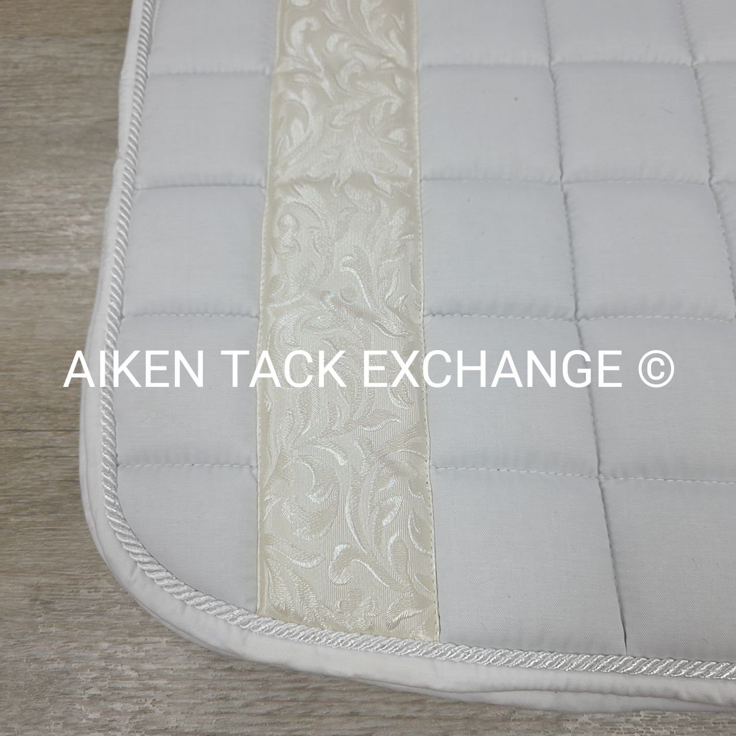 My Horses Closet Square Dressage Saddle Pad & Ear Bonnet, Size Full