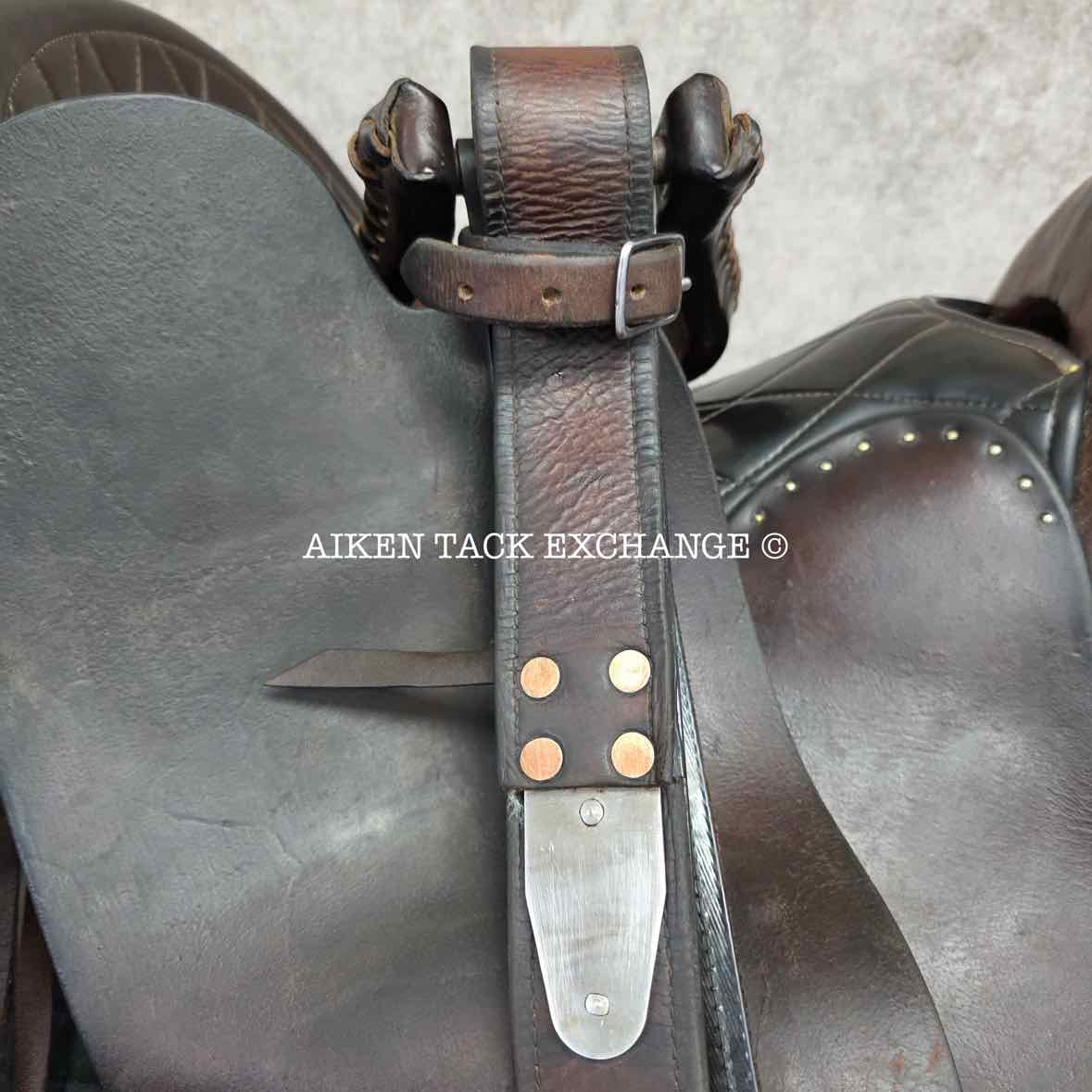 Steele Classic Trail Western Saddle, 16.5" Seat, Wide Tree - Full QH Bars