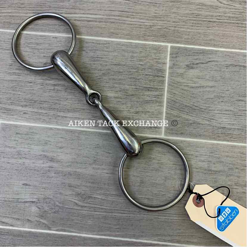 Stubben Single Jointed Hollow Mouth Loose Ring Bit, Brand New, 5.25"