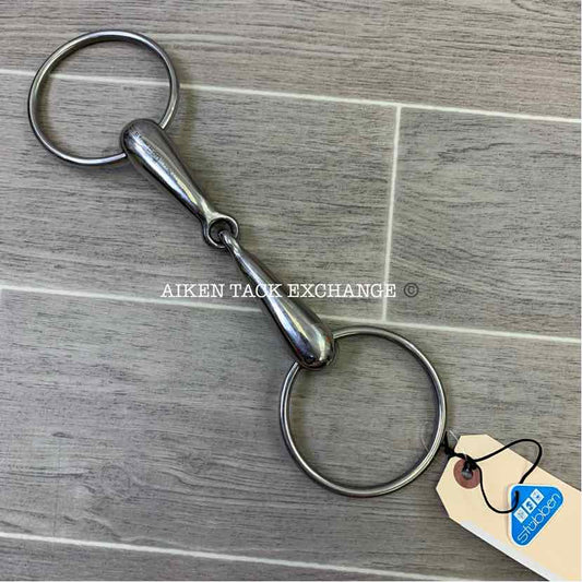 Stubben Single Jointed Hollow Mouth Loose Ring Bit, Brand New, 5.25"