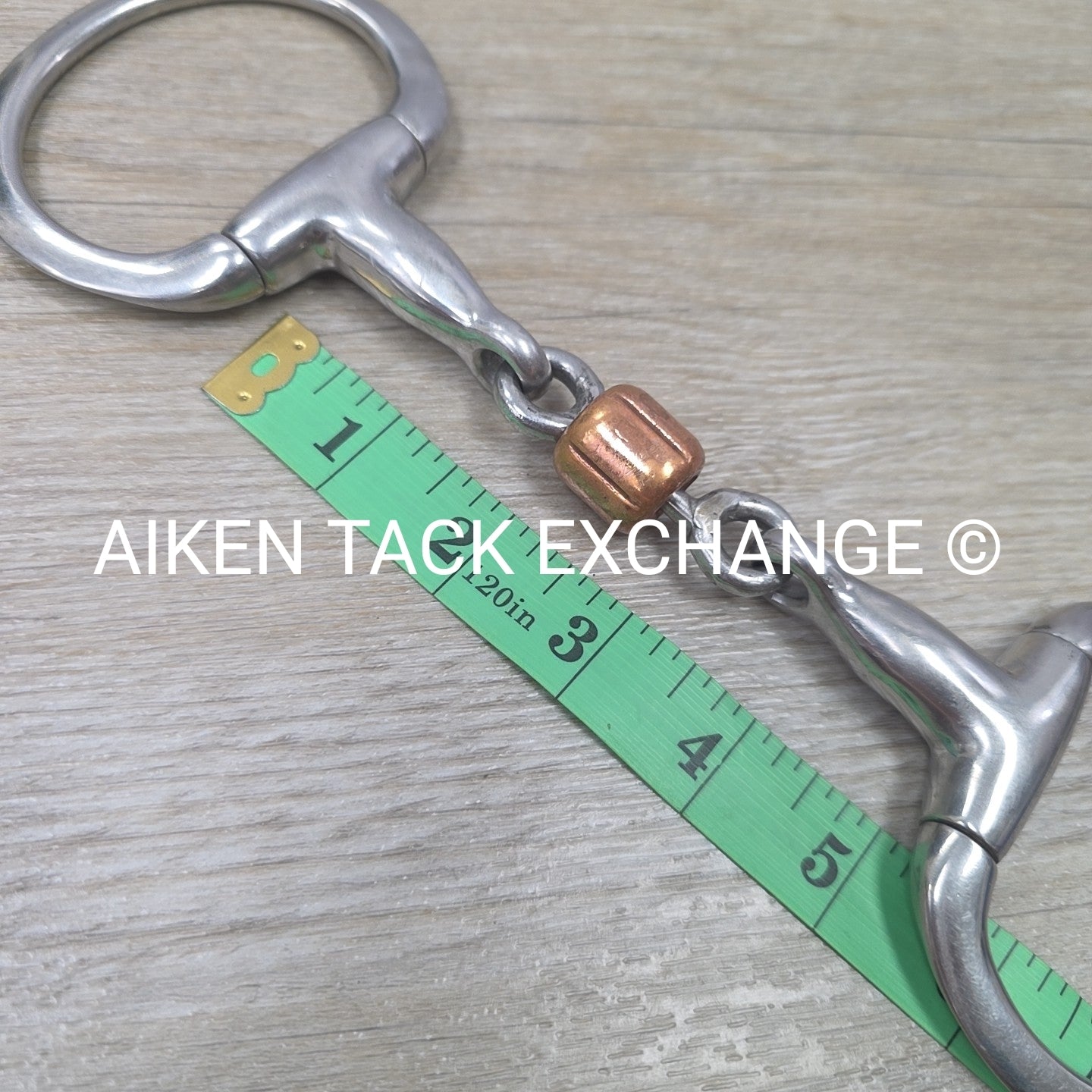 Double Joint Eggbutt Bit with Copper Roller 5"