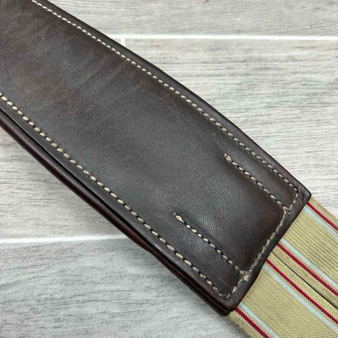 M. Toulouse Double Elastic Girth, Brown, 52"